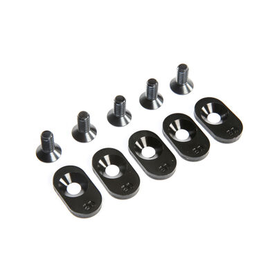 Engine Mount Insert and Screws 20T, Black (5): 5ive-T 2.0 (fits 62T spur) Engine Mount Insert and Screws 20T, Black (5): 5ive-T 2.0 (fits 62T spur)