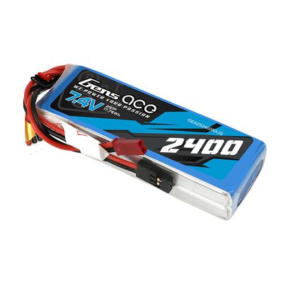 7.4V 2400mAh 2S Receiver LiPo Battery: JST 7.4V 2400mAh 2S Receiver LiPo Battery: JST