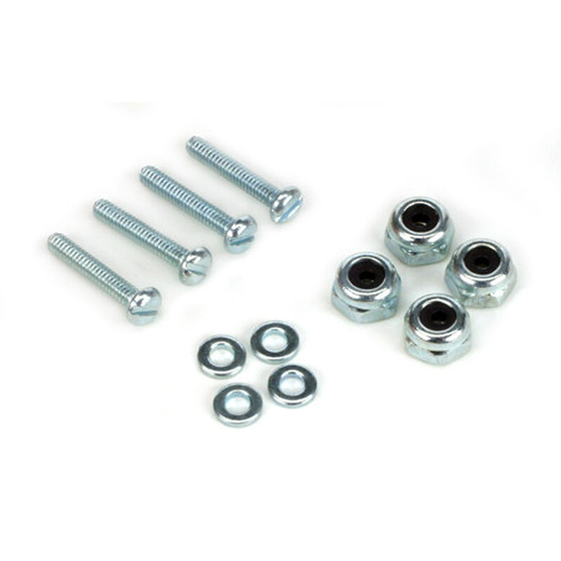 Bolt & Lock Nut Set (4), 2-56 x 1/2"