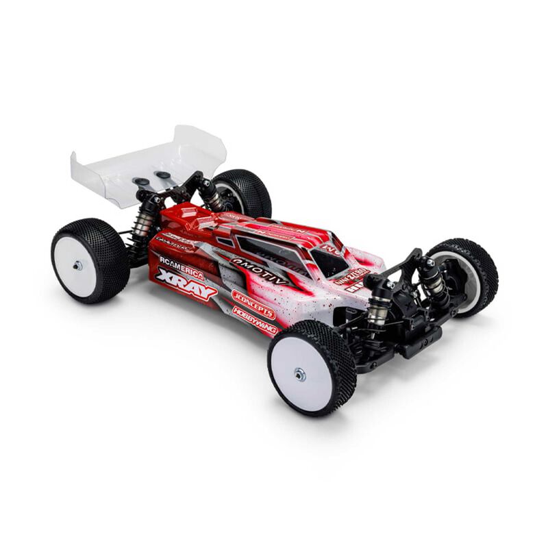 1/10 F2 2024 XRAY XB4 Polycarbonate Body w/ Carpet, Turf, & Dirt Wing (Lightweight)