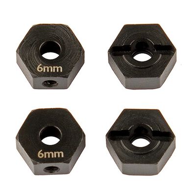 Factory Team Steel 6mm Wheel Hexes, 1/10 Element Enduro Factory Team Steel 6mm Wheel Hexes, 1/10 Element Enduro