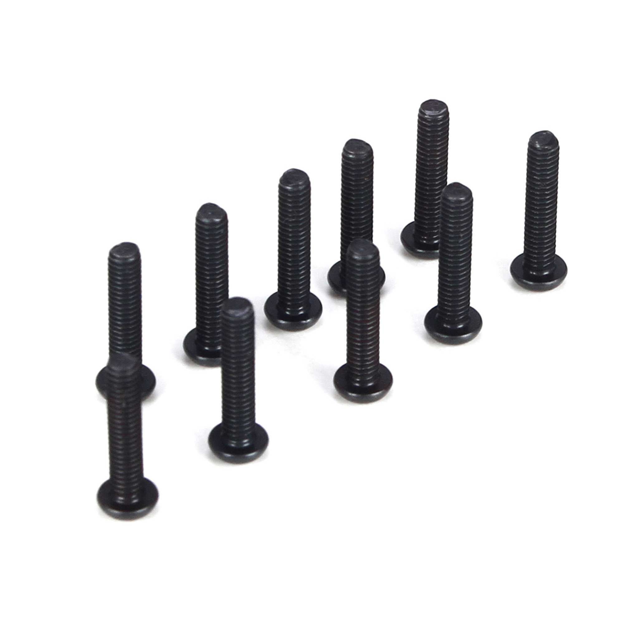 TEAM LOSI RACING Schrauben M2.5x4mm, 10 Stück – Flachkopfschrauben Für Modellbau