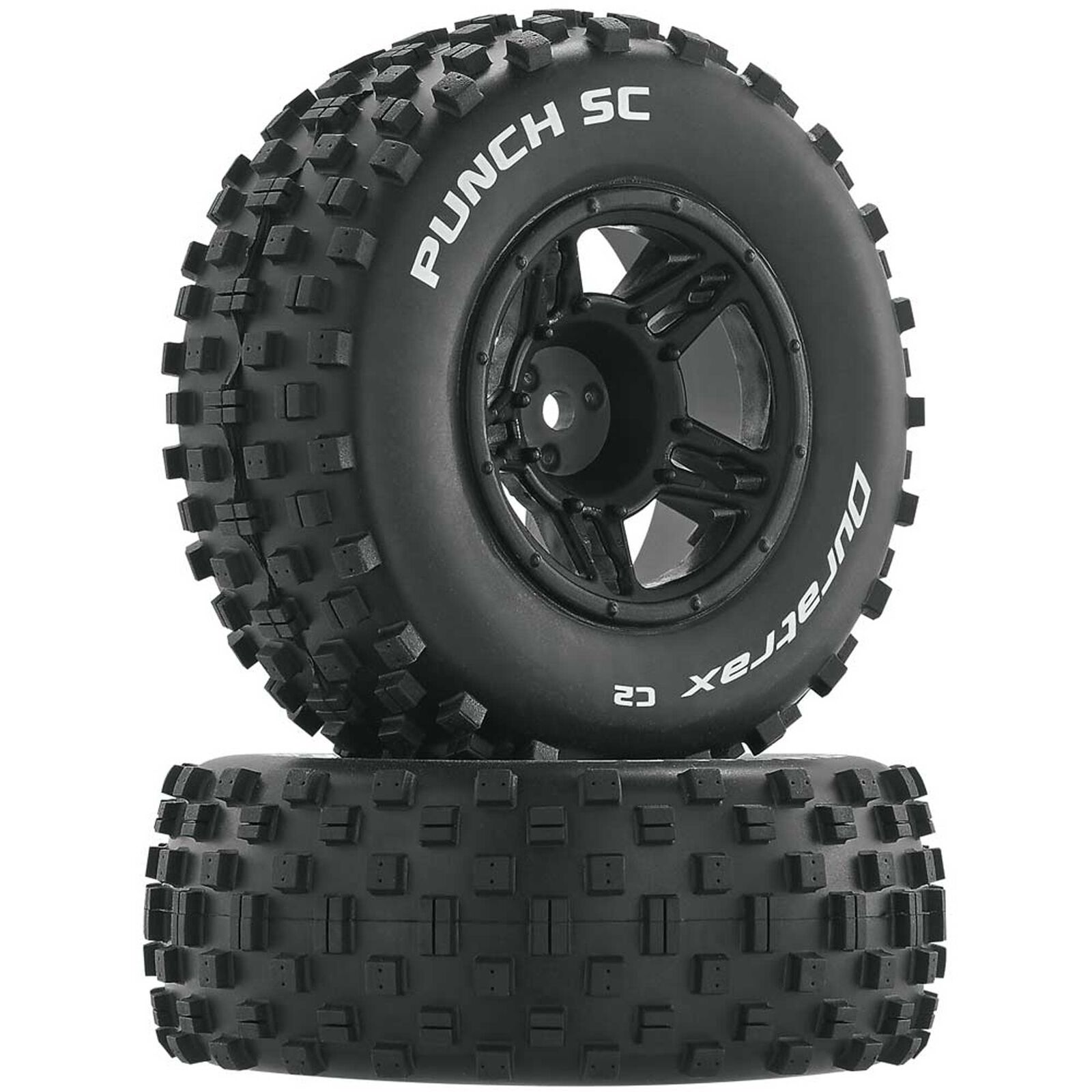 Punch SC C2 Mounted Front Tires: Slash (2)