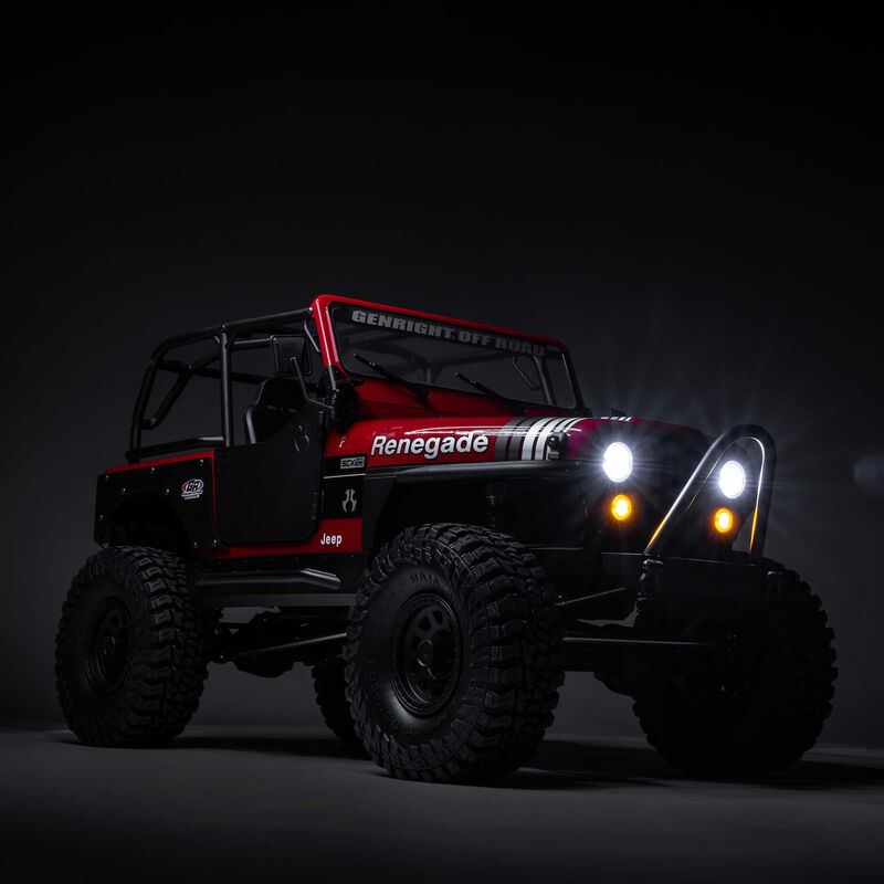 [�˾���ũ] AXI03008V2T1 [Axial] 1/10 SCX10 III ���� CJ-7 V2 4WD �귯�õ� RTR, Red 22