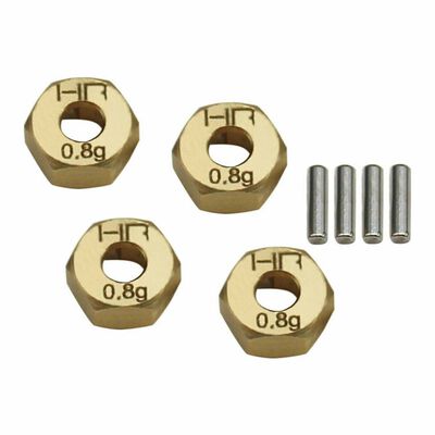 Brass 7mm Wheel Hexes, 1/18 HPI Venture Brass 7mm Wheel Hexes, 1/18 HPI Venture