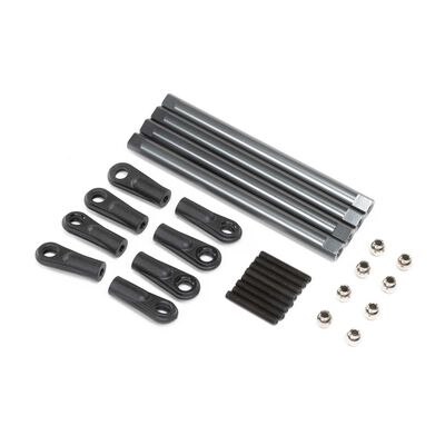 Lower 4-Link Bar Set, 15" Wheelbase (4): LMT Mega Lower 4-Link Bar Set, 15" Wheelbase (4): LMT Mega