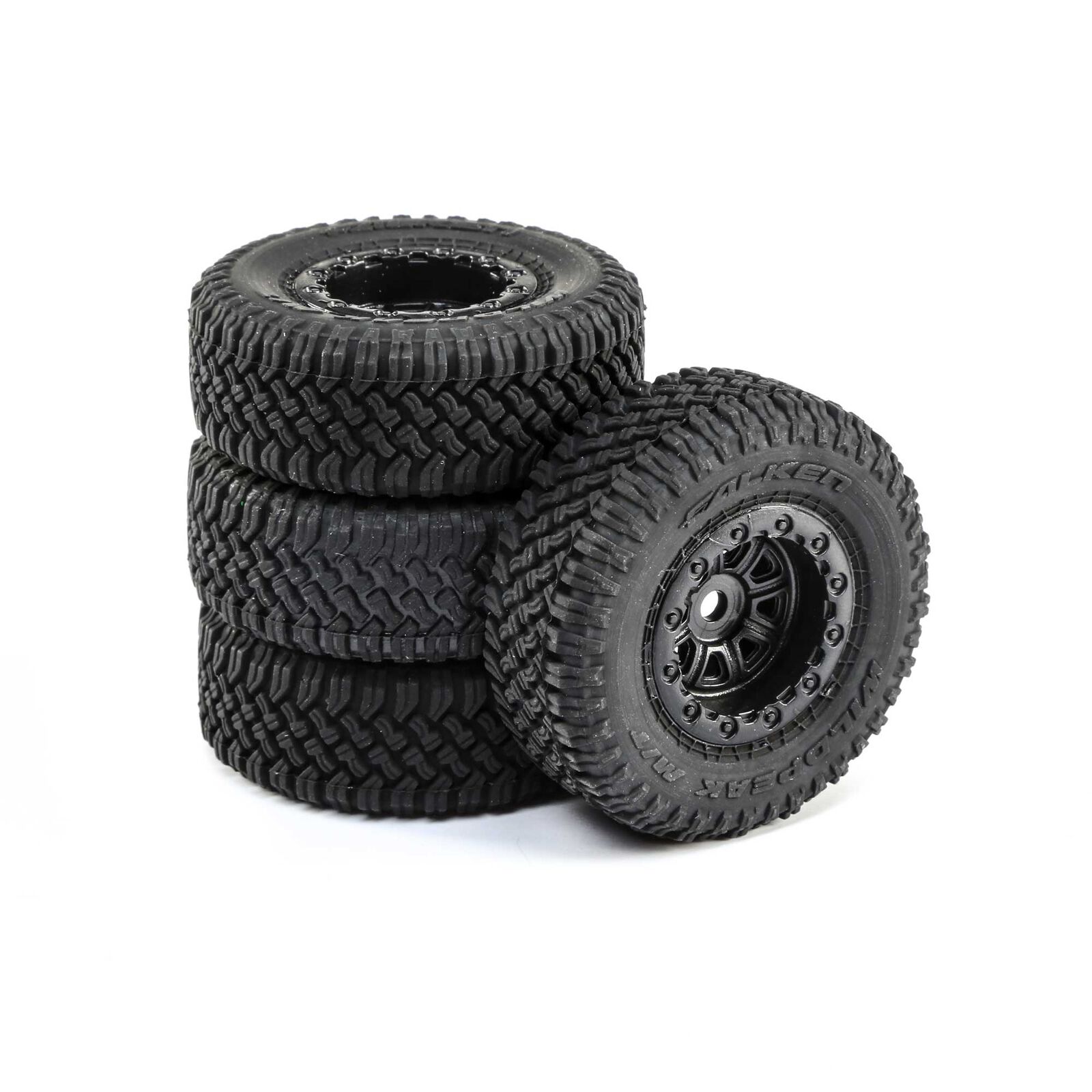 Premount Tires (4): 1/24 Barrage