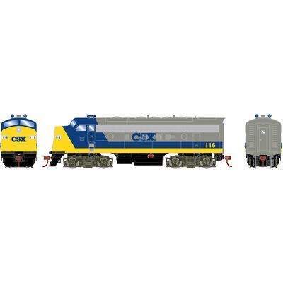 HO RND F7A Locomotive DCC-Ready, CSXT #116 HO RND F7A Locomotive DCC-Ready, CSXT #116