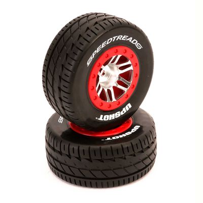 SpeedTreads Upshot SC Tire Mounted (2): Traxxas Slash/Rustler 4X4 Front Rear ECX SpeedTreads Upshot SC Tire Mounted (2): Traxxas Slash/Rustler 4X4 Front Rear ECX