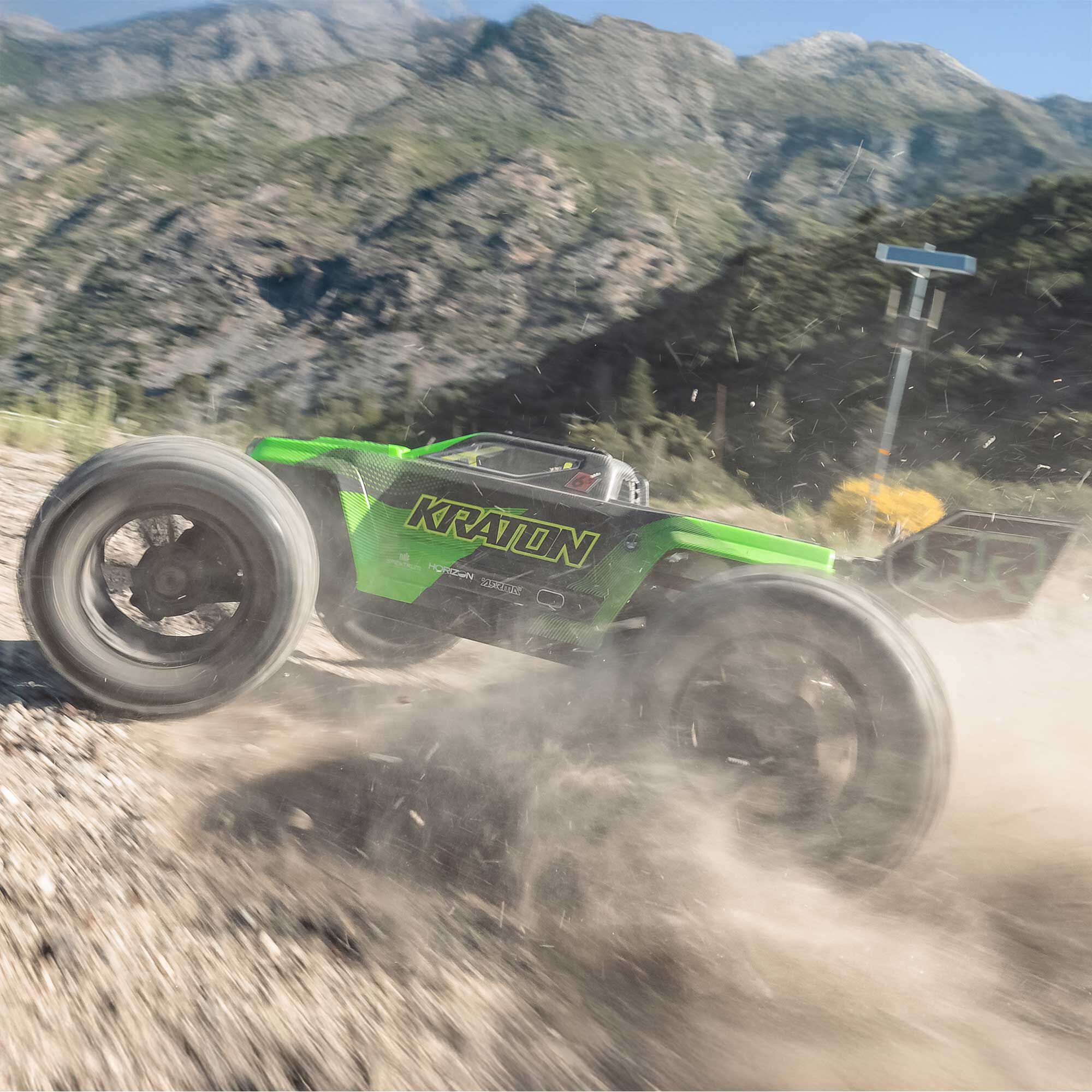 [�˾���ũ] ARA8608V6T3 [ARRMA] 1/8 KRATON 6S V6 4X4 BLX Brushless Speed Monster Truck RTR, Green/Black 11