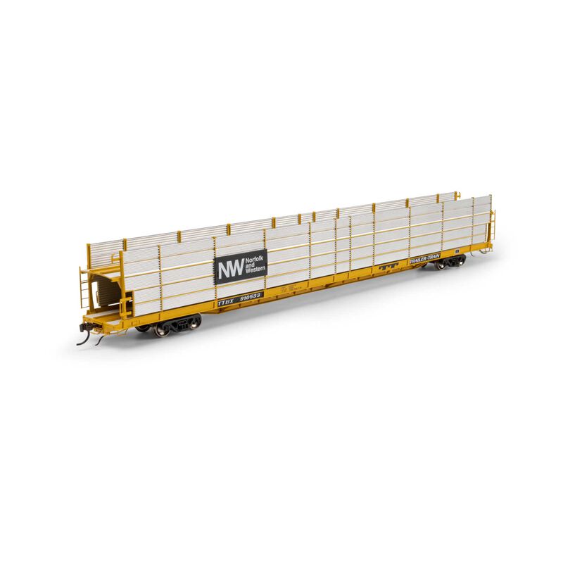 Athearn Genesis HO F89F Bi-Level Auto Rack, Legendary Liveries NW/TTBX #910533