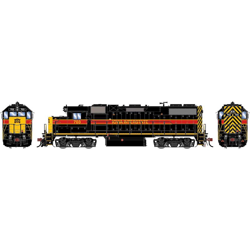 HO GEN GP38-2 Locomotive w/DCC & Sound, IAIS #703