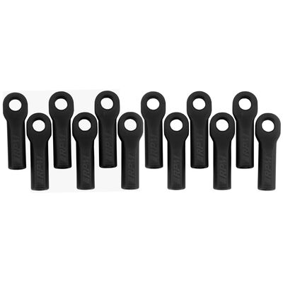 Long Rod Ends (12), Black: TRA 1/10, Rally Long Rod Ends (12), Black: TRA 1/10, Rally
