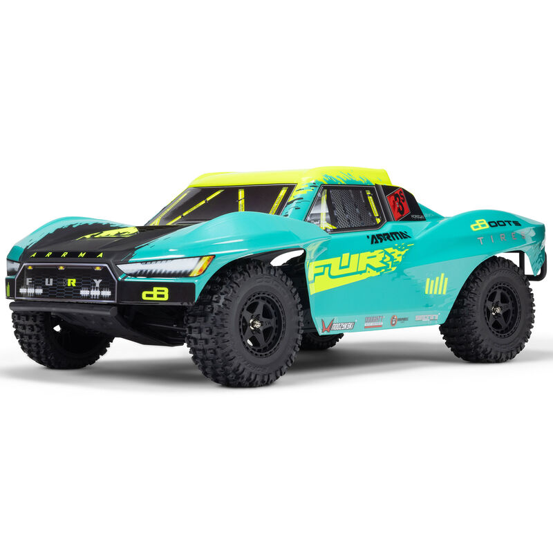 ARRMA 1/10 FURY 223S DSC 2WD RTR Brushless Short Course Truck, Green ARRMA 1/10 FURY 223S DSC 2WD RTR Brushless Short Course Truck, Green