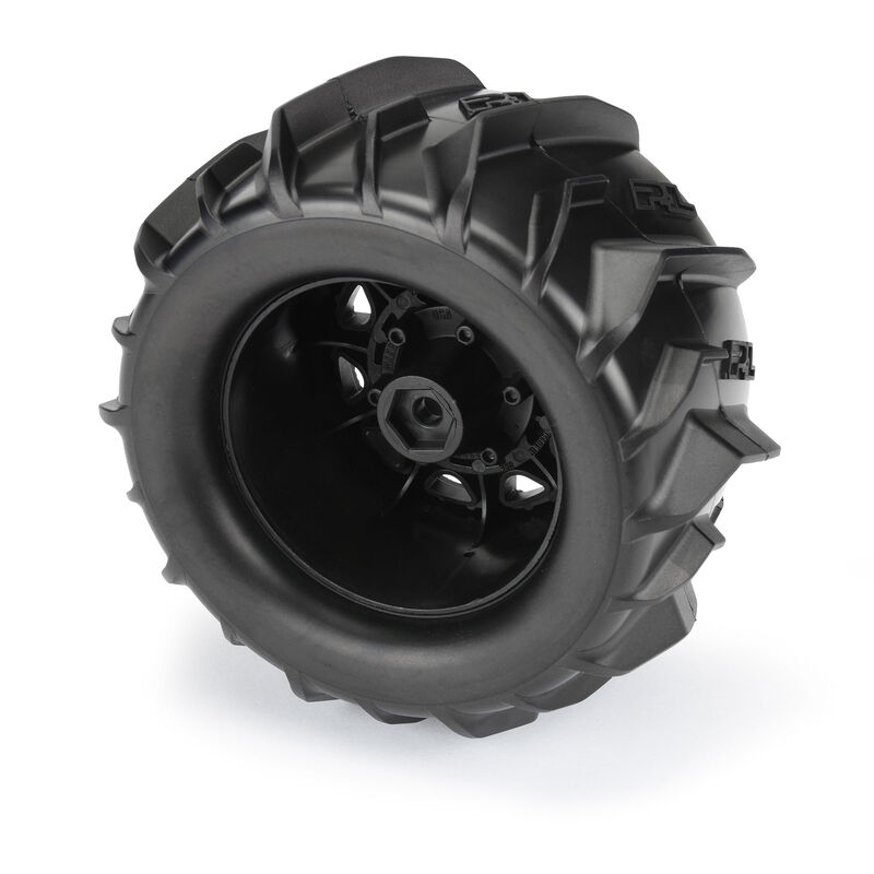 ProLine Racing 1/10 Dumont Paddle F/R 2.8” Mounted MT 12mm Sand/Snow