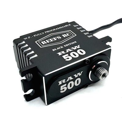 RAW 500 BLACK EDITION - Servo Programmable RAW 500 BLACK EDITION - Servo Programmable