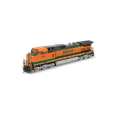 HO GE Dash 9-44CW Locomotive with DCC & Sound, BNSF Heritage I #960 HO GE Dash 9-44CW Locomotive with DCC & Sound, BNSF Heritage I #960