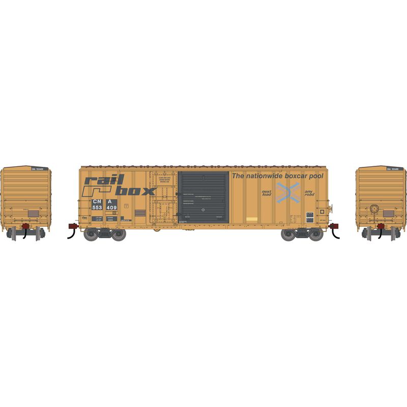 Athearn HO ATH 50' FMC 5277 Combo Door Box Car, Primed For Grime CNA 'Ex-ABOX' 553409