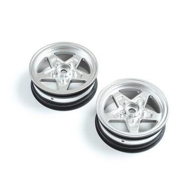Front Wheel, Satin Chrome (2): 22S Drag Front Wheel, Satin Chrome (2): 22S Drag