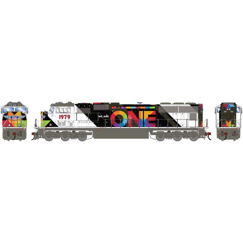Athearn Genesis HO GEN SD70M Locomotive w/DCC & Sound, UP 'We Are One' #1979