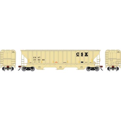 HO ATH PS 4740 Covered Hopper, CSX #249299 HO ATH PS 4740 Covered Hopper, CSX #249299