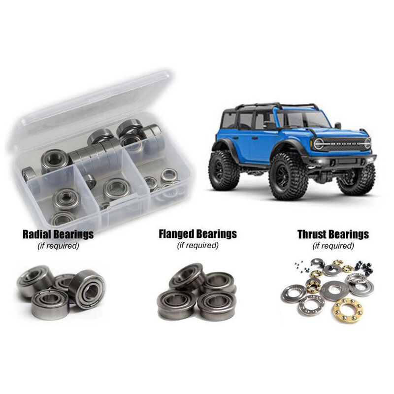 Metal Shielded Bearing Kit, 1/18 Traxxas TRX-4M Bronco