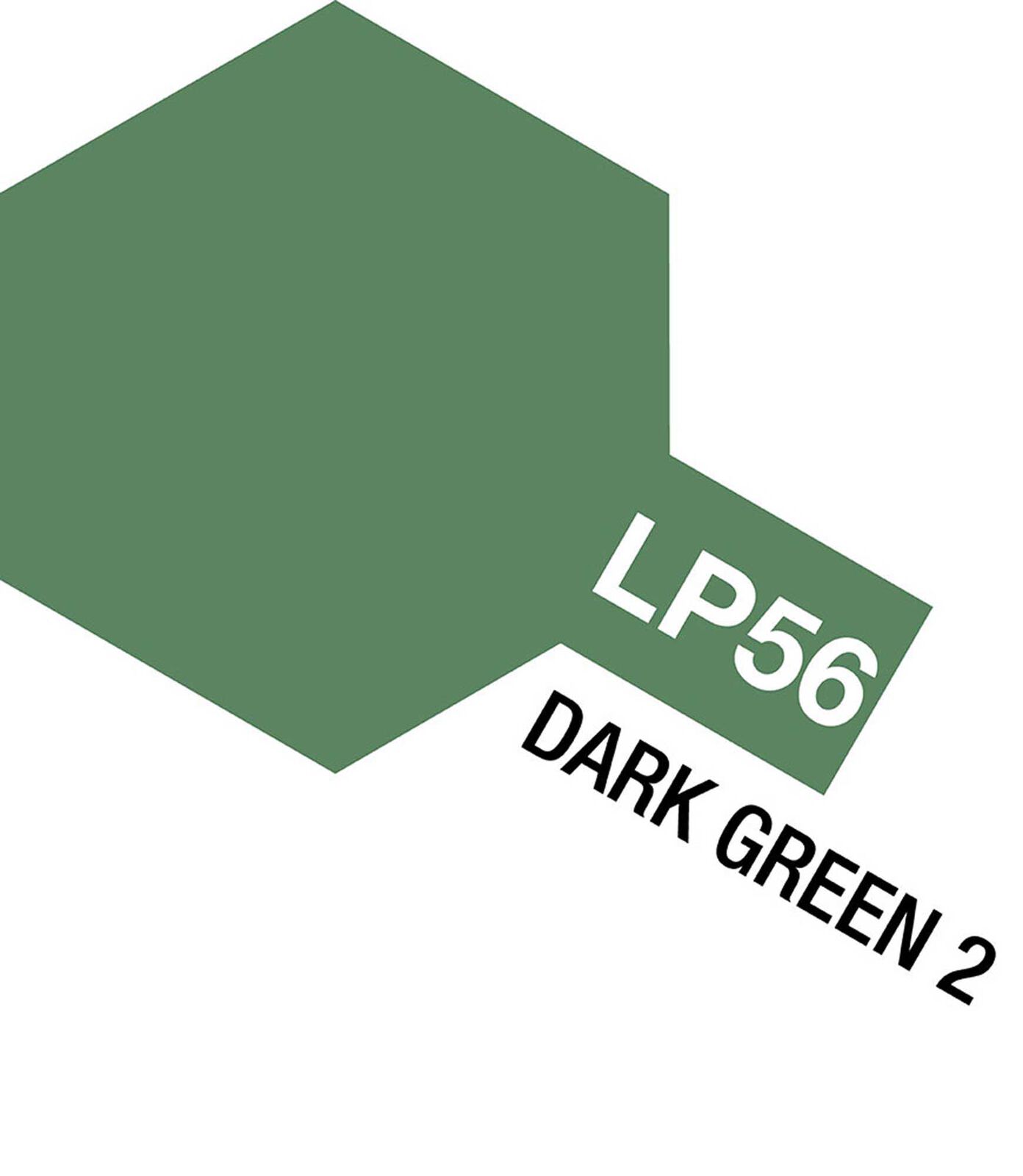 Lacquer Paint, LP-56 Dark Green 2, 10 mL