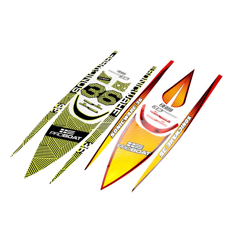 Pro Boat Decal Set: Sonicwake V3