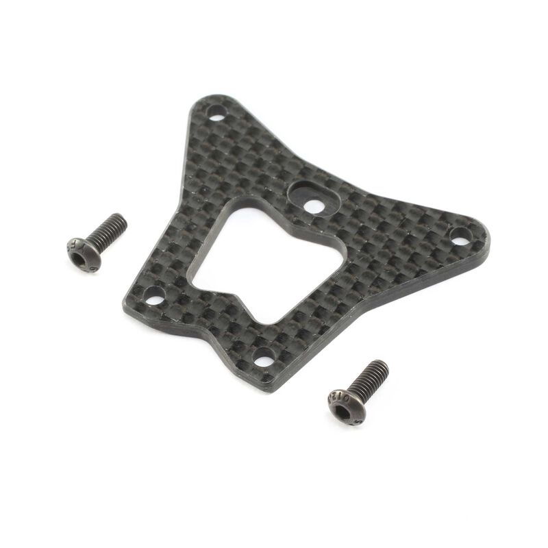 Carbon Front Steering Gearbox Brace: 22X-4