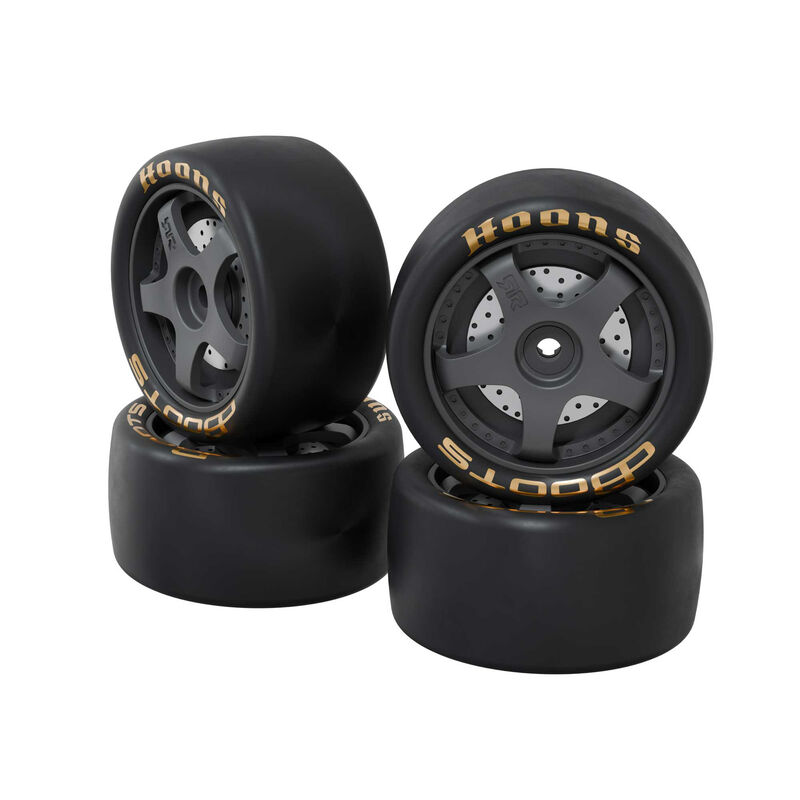 ARRMA dBoots Hoons 28/055 1.65 Gold 5-Spoke, 12mm Hex (4pcs)