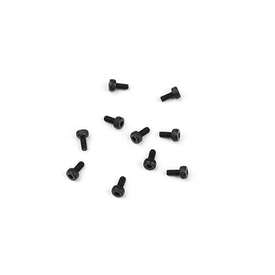 M2x4mm Cap Head Screws, Black (10) M2x4mm Cap Head Screws, Black (10)