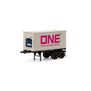 HO RTR 20' Chassis w  Reefer Container ONE
