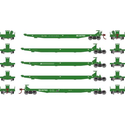 HO Impack Spine Car, BN #637501 (5) HO Impack Spine Car, BN #637501 (5)