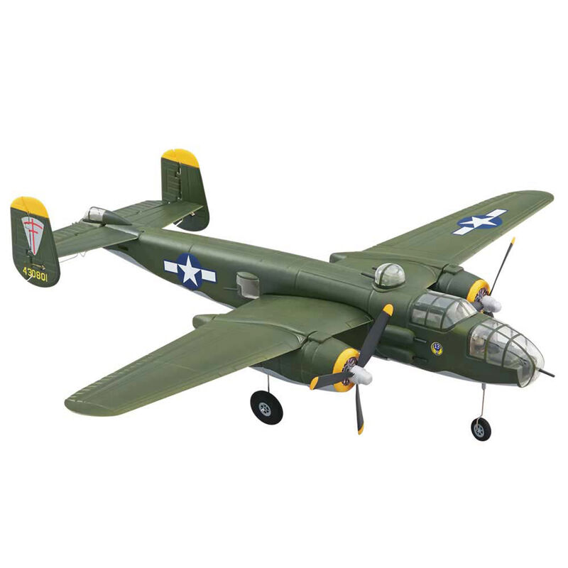 Micro B-25 Mitchell WWII Bomber EP Tx-R 21.7"