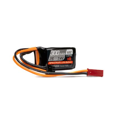 7.4V 300mAh 2S 50C LiPo Battery: JST-RCY 7.4V 300mAh 2S 50C LiPo Battery: JST-RCY