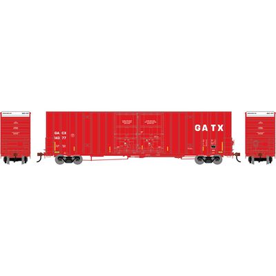 HO ATH 60' Gunderson High Cube Double Door Box Car, GACX #14377 HO ATH 60' Gunderson High Cube Double Door Box Car, GACX #14377
