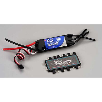 OCA-240 40-Amp 25V ESC with OCP-2 Programming Card OCA-240 40-Amp 25V ESC with OCP-2 Programming Card