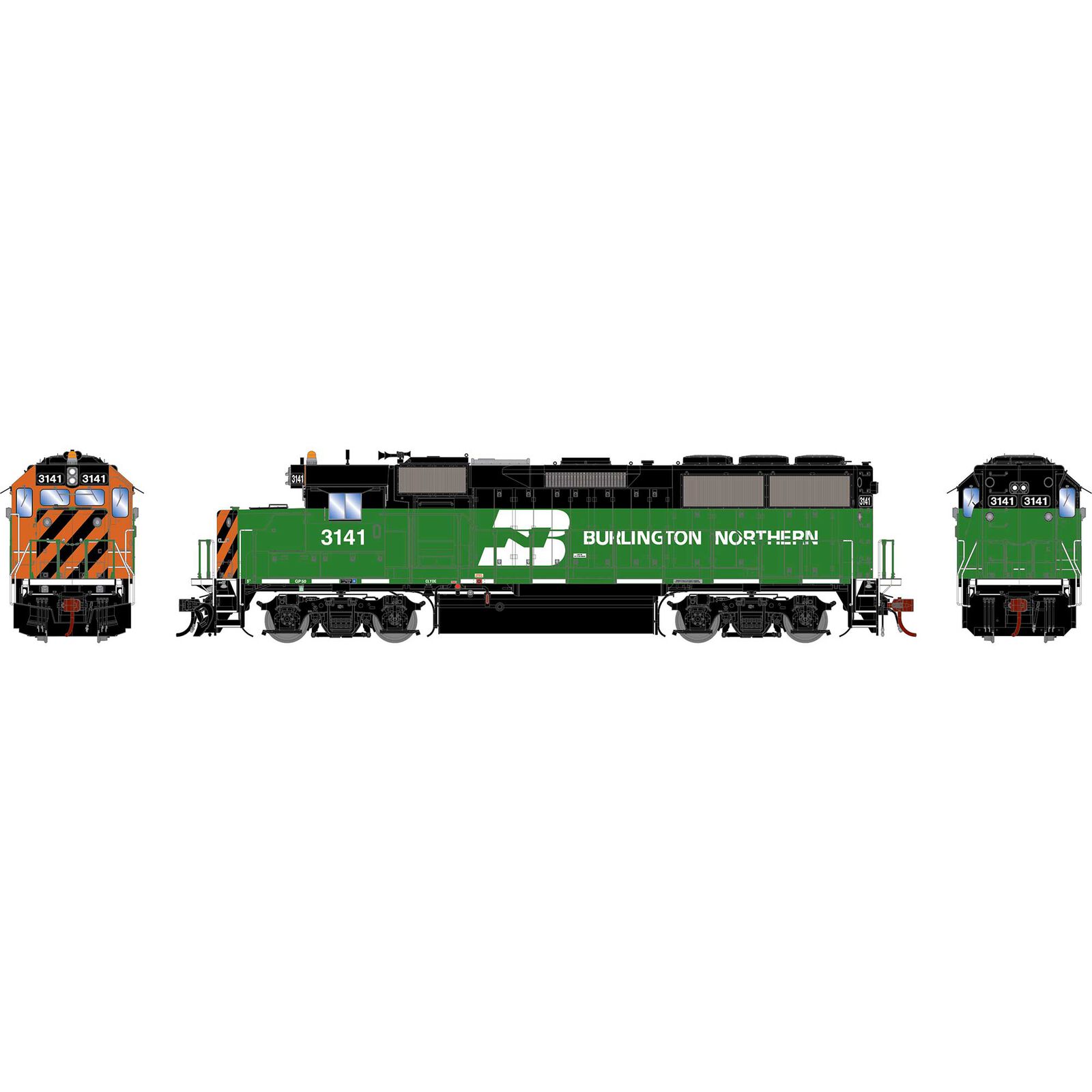 HO GP50 with DCC & Sound, BN #3141
