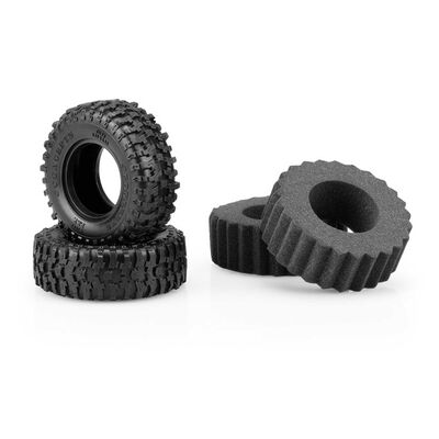1/10 Tusk Scale Country 1.9" Crawler Tires with Inserts, Green Compound (2) 1/10 Tusk Scale Country 1.9" Crawler Tires with Inserts, Green Compound (2)