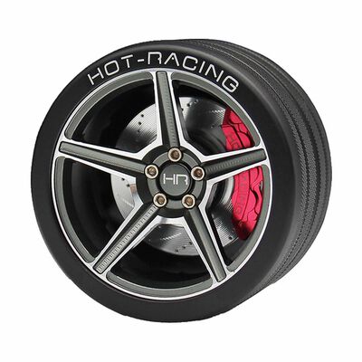 Aluminum 5 spoke Steering Wheel, FlySky NB4 Transmitter, Gunmetal Aluminum 5 spoke Steering Wheel, FlySky NB4 Transmitter, Gunmetal