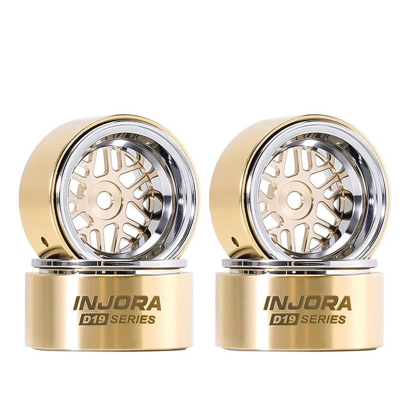 INJORA 0.7" D19 ModuWheel Rock Crawler Wheels, 1/30 Axial SCX30 (4)
