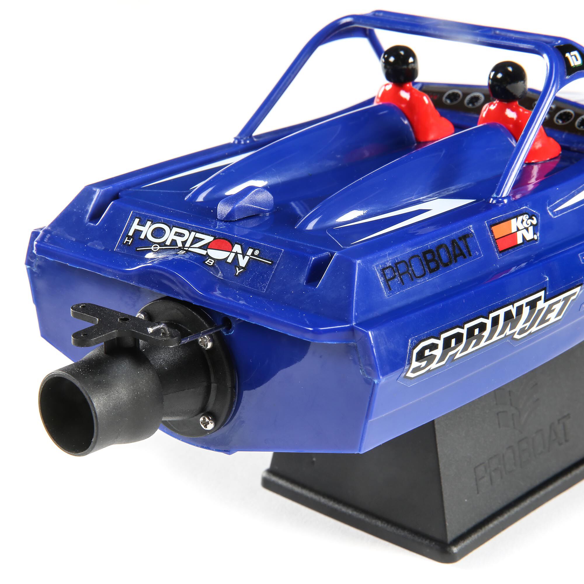 Pro Boat Sprintjet 9 Self Righting Deep V Jet Boat Brushed RTR Blue Horizon Hobby