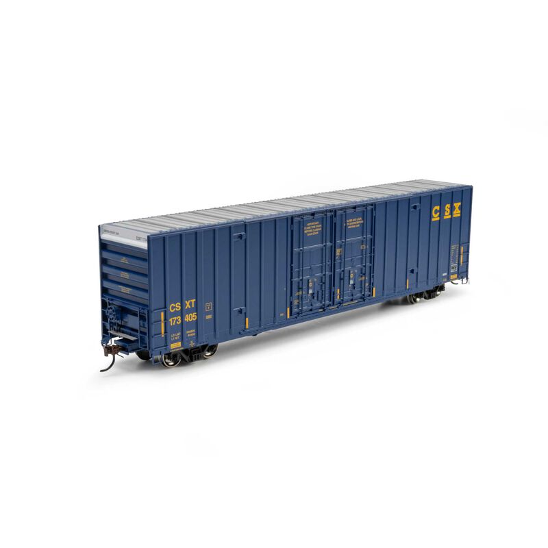 Athearn HO ATH 60' Gunderson High Cube Double Door Box Car, CSXT #173405 Athearn HO ATH 60' Gunderson High Cube Double Door Box Car, CSXT #173405