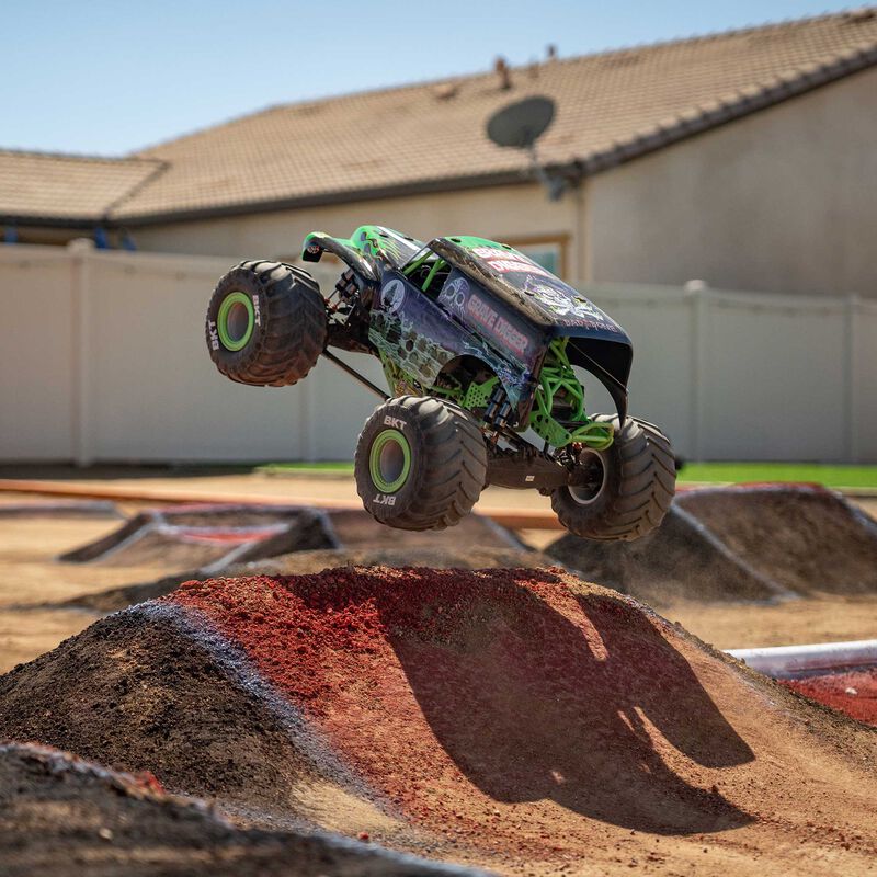 [�˾���ũ] LOS04028T1 [TEAM LOSI] LOSI 1/8 LMT 2.0 Grave Digger 4X4 �ָ��� �׽� �귯�ø��� ���� Ʈ�� RTR, �׸� 24