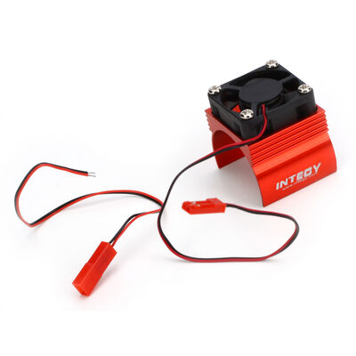 Super Brushless Motor Heatsink / Fan, 540, Red Super Brushless Motor Heatsink / Fan, 540, Red