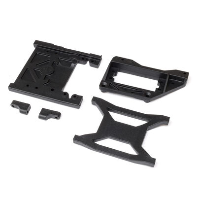 Servo & Winch Mount, Chassis Brace: 1/10 SCX10 PRO Servo & Winch Mount, Chassis Brace: 1/10 SCX10 PRO