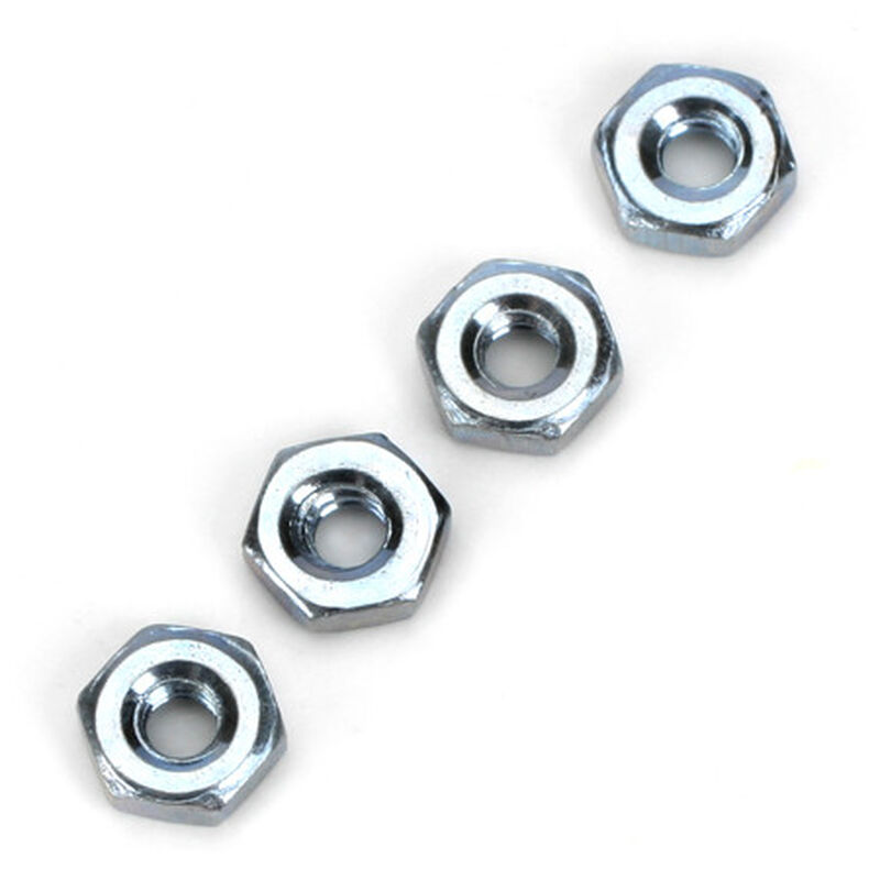 Steel Hex Nuts, 2-56