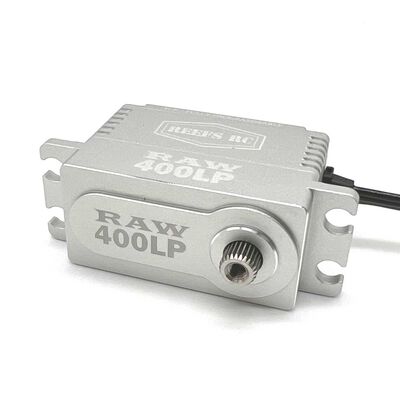 RAW 400LP Low Profile Digital Metal Gear Waterproof Programmable Servo, Silver RAW 400LP Low Profile Digital Metal Gear Waterproof Programmable Servo, Silver