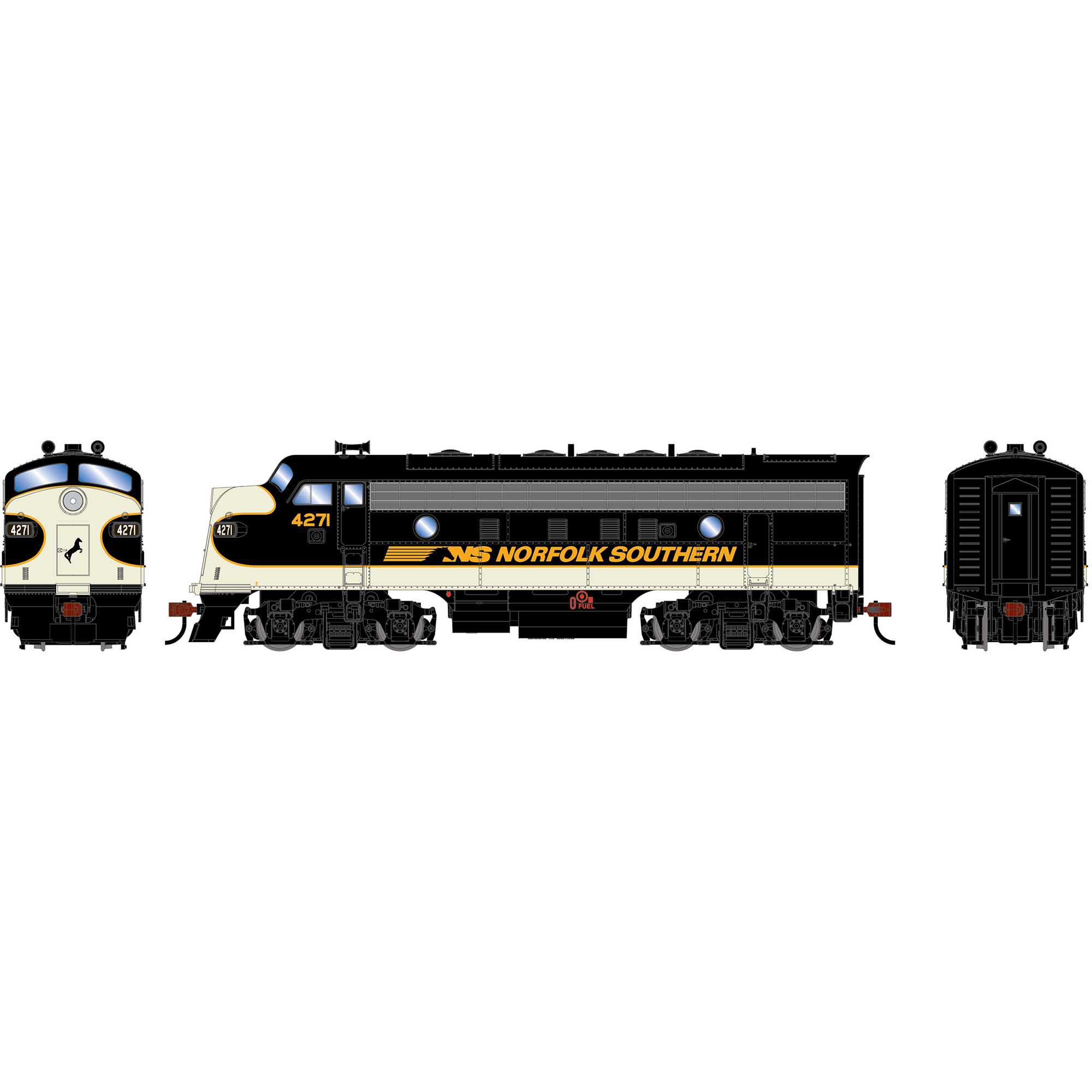 Roundhouse HO RND F7A Locomotive DCC-Ready, NS #4271 | Horizon Hobby