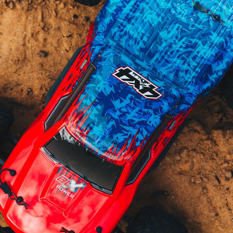 1/10 GRANITE 3S BLX 4WD Brushless Monster Truck with Spektrum RTR, Red/Blue